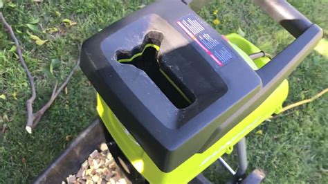 Sun Joe Silent Electric Wood Chipper Shredder Off