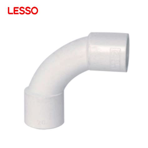 Lesso 90 Degree Long Sweep Bend PVC Electric Conduit And Fittings PVC