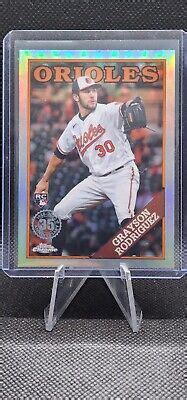 2023 Topps Chrome Update Grayson Rodriguez 88CU10 35th Anniversary