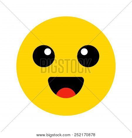 Emoji Kawai Yellow Vector Photo Free Trial Bigstock