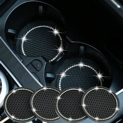 Amazon Didida Pcs Bling Car Coasters Universal Vehicle Bling Car