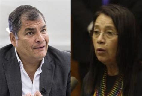 Rafael Correa Califica A Guadalupe Llori Como Elemental Y