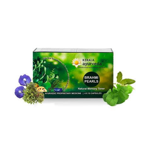 BRAHMI PEARLS, Kerala Ayurveda (БРАХМИ капсулы, для улучшения ...