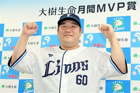 【西武】中村剛也が5年ぶり3度目の月間mvp受賞「また取れるように頑張ります」 スポーツ報知