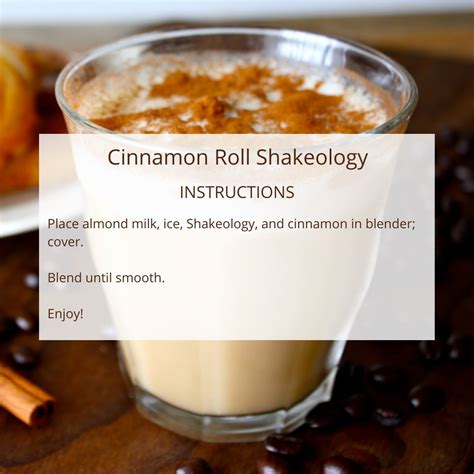 Cinnamon Roll Shakeology Nikki Kuban Minton