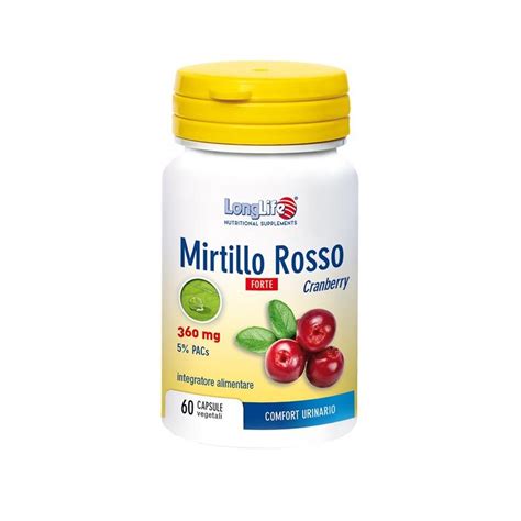 Phoenix Longlife Mirtillo Rosso Forte Capsule Vegetali Integratore