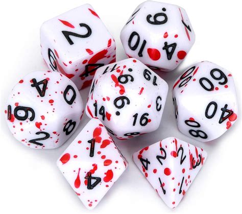 Amazon Vampire Dice Flashowl Blood Dice D D Dice Set With