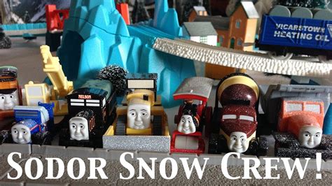 Thomas and Friends Trackmaster Village Sodor Snow Storm Pack Crew ...