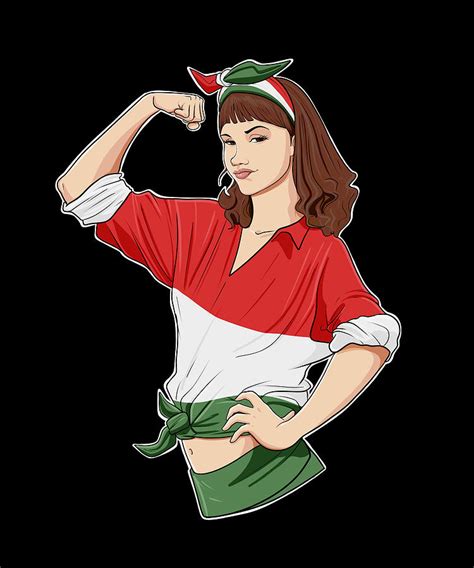 Hungarian Girl Unbreakable I Hungarian Heritage Hungary Flag Digital