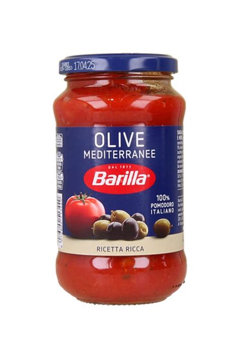 Barilla sugo olive mediterranee con pomodoro italiano 400 g - Total Blue