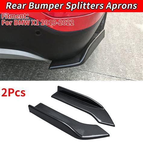 รถสำหรับ Bmw X1 2010 2022 2021 2020 Bemper Belakang Splitters ผ้ากันเปื้อนสปอยเลอร์ Canard Wing