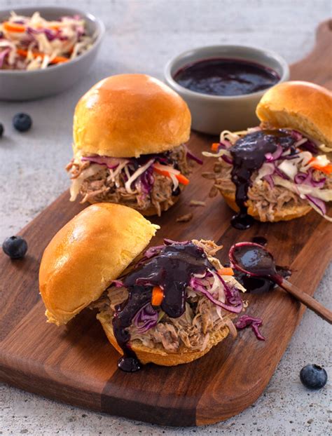 Blueberry Barbecue Pulled Pork Blueberry Org