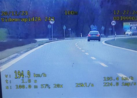 20 latek jechał Wisłostradą 194 km h Dostał 5 tys zł mandatu Super