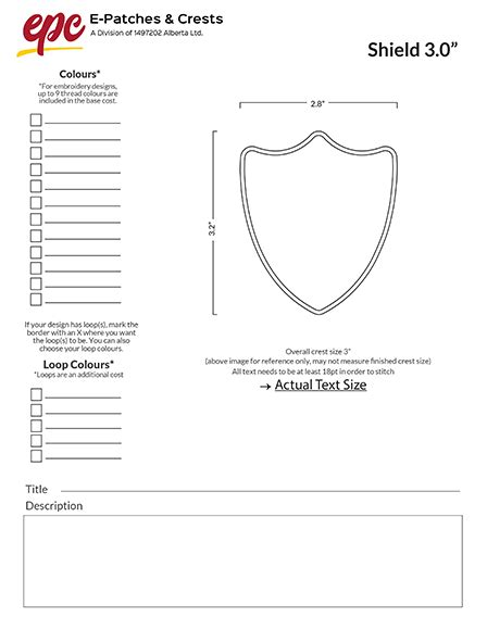 Custom Patch Design Templates