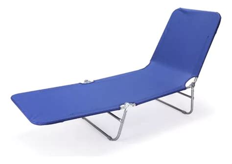 Reposera Plegable Silla Playera Reforzada Jardin Exterior