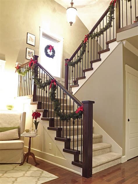 Staircase Garland | Christmas staircase, Christmas stairs, Stairway ...