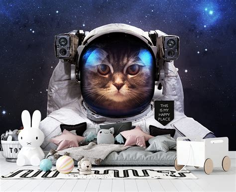 Cat Astronaut Wallpaper