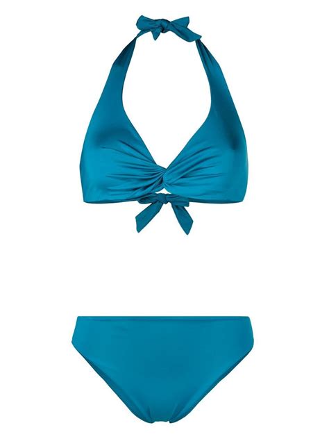 Buy Fisico Twit Front Bikini Et Blue At Off Editorialist