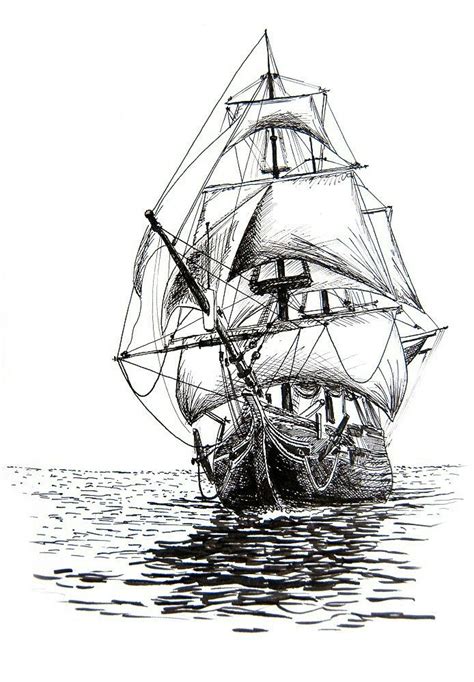 Pin By Joy Joy On Ancient Ships Ship Drawing Pirate Ship Drawing