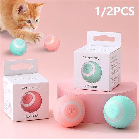 Electric Cat Ball Toys Automatic Rolling Smart Cat Ball Toys