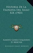 Asabvermi Historia De La Filosofia Del Siglo XIX 1903 Libro Epub