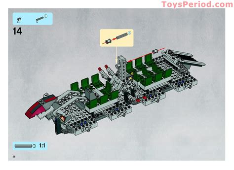 LEGO 10195 Republic Dropship with AT-OT Instructions and Parts List