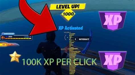 FORTNITE BEST OP CRAZY XP GLITCH MAP 100K XP PER CLICK YouTube