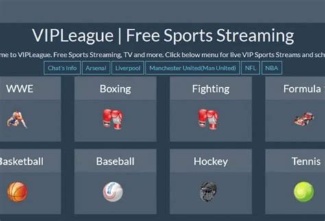 Actualiser 28 Imagen Vipleague Streaming Sportif Gratuit Streams