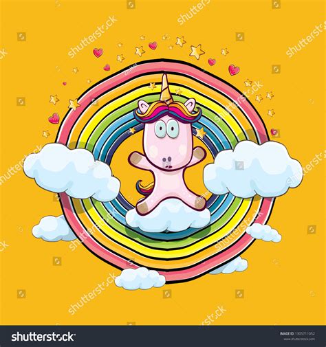 Vector Funny Cartoon Cute Pink Fairy Stock Vector Royalty Free