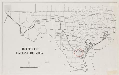 Relativamente Turbulencia Apoyarse alvar nunez cabeza de vaca route map ...