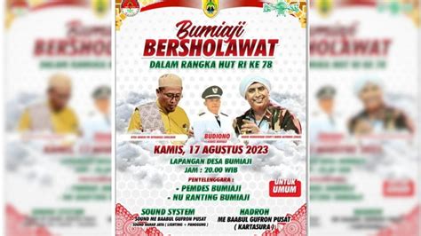 Live Bumiaji Bersholawat Dalam Rangka Hut Ri Ke Bersama Habib Muh