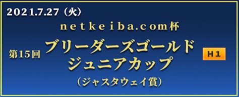 ブリーダーズゴールジュニアカップの展望と予想 東っくすの平凡人生論