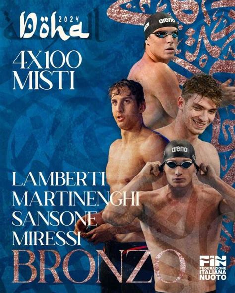 Michele Lamberti Bronzo Nella X Mista Ai Mondiali Di Doha Quibrescia