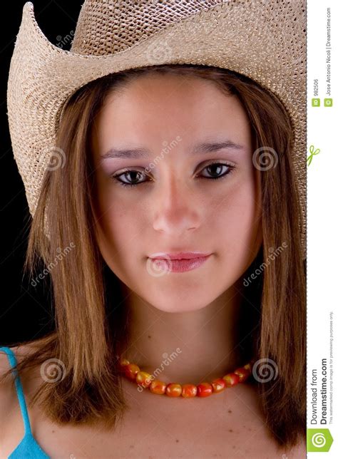 Brunette With Hat Stock Photo Image Of Seductive Beautiful 982506