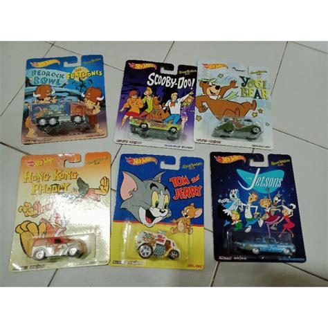 Hot Wheels HANNA BARBARA THE FLINTSTONES SCOOBY DOO YOGI BEAR THE JETSON TOM AND JERRY HONG KONG