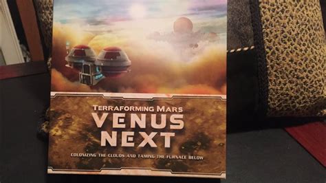 Terraforming Mars Venus Next Unboxing Youtube