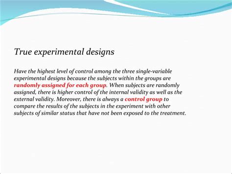 Experimental Research Ppt