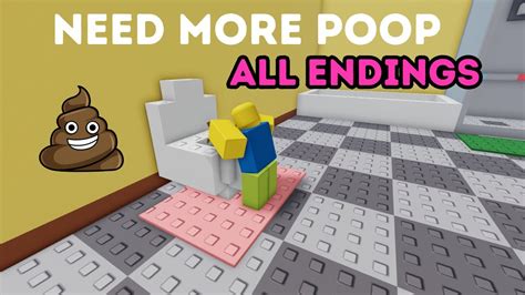 💩 Need More Poop 💩 All Endings Full Gameplay Roblox Dragon Dude