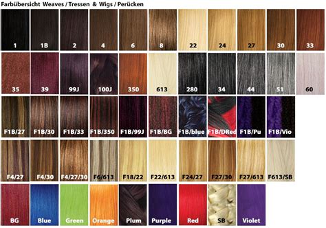 Xpressions Braiding Hair Color Chart: A Guide To Perfect Color Combinations - Calendar Printables