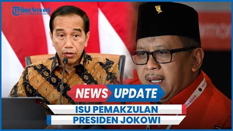 Sekjen PDIP Ungkap Rumitnya Proses Pemakzulan Jokowi YouTube