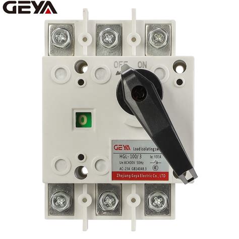 Geya Lglc 3p 4p 200A 630A Load Breaker Switch Manual Transfer DC Switch