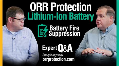 Lithium Ion Battery Q A Series Battery Fire Supression