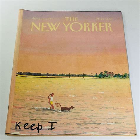 The New Yorker June 16 1986 Full Magazinetheme Cover Susan Davis Ebay