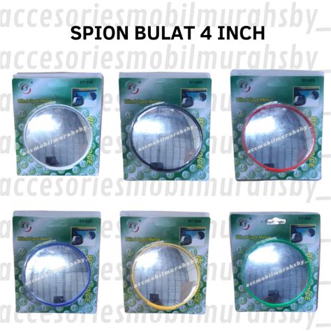 Spion Tengah Kabin Mobil Bulat Model Tempel Lazada Indonesia