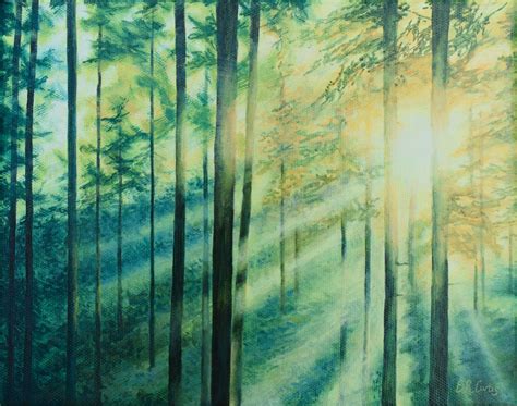 Forest Acrylic Paintings | Art Commissions UK | Commission a Mural ...