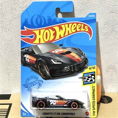 Jual Hot Wheels Ths Corvette C Z Convertible Hitam K N Hw Speed Graphics Di Seller Kalibra