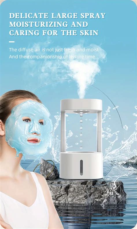 Humidifiers Bedroom Anti Gravity Cool Mist Humidifier Water Temu United Kingdom