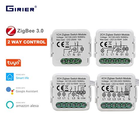 Girier Module De Commutation Tuya Zigbee A Disjoncteur De