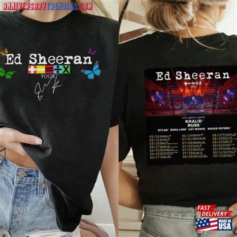 The Mathematics Tour Shirt Ed Sheeran Concert 2023 Sheerious Gift