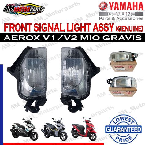 Front Signal Light Assy For Aerox V V Mio Gravis Yamaha Genuine